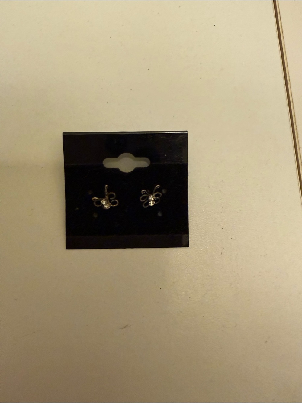 Butterfly Pierced Earrings Brand New